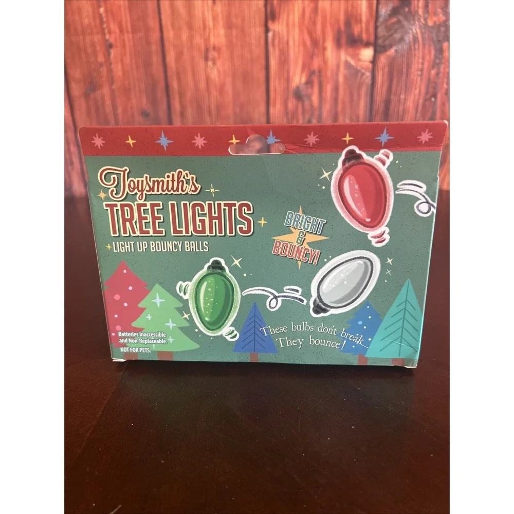 Christmas Bouncy balls Joy smiths Tree Lights Bright And Bouncy